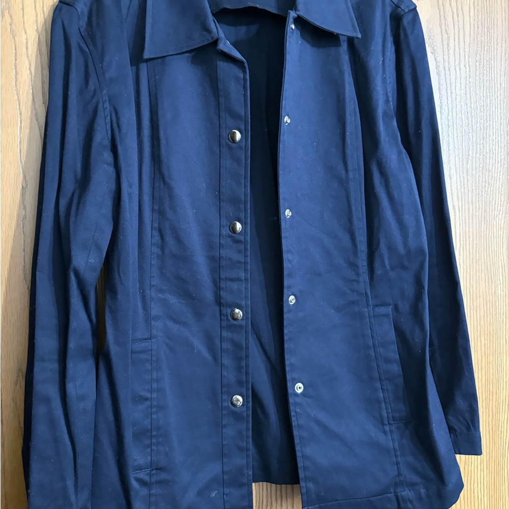 Liz Claiborne Dark Blue Utility Jacket